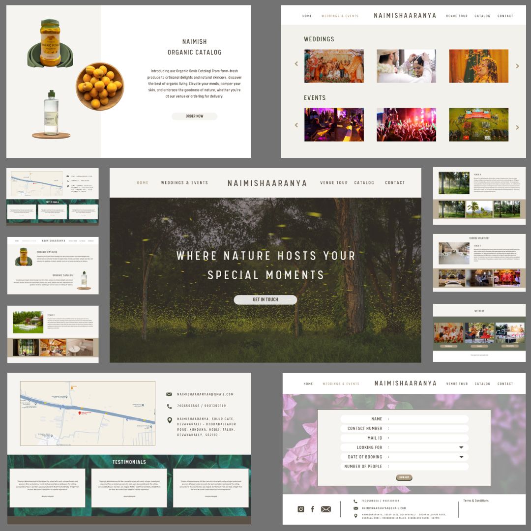 Naimish Website UI Design